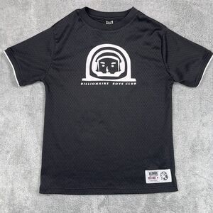 Billionaire Boys Club T-Shirt Kids 9/10 Black Logo Graphic Short Sleeve Pullover